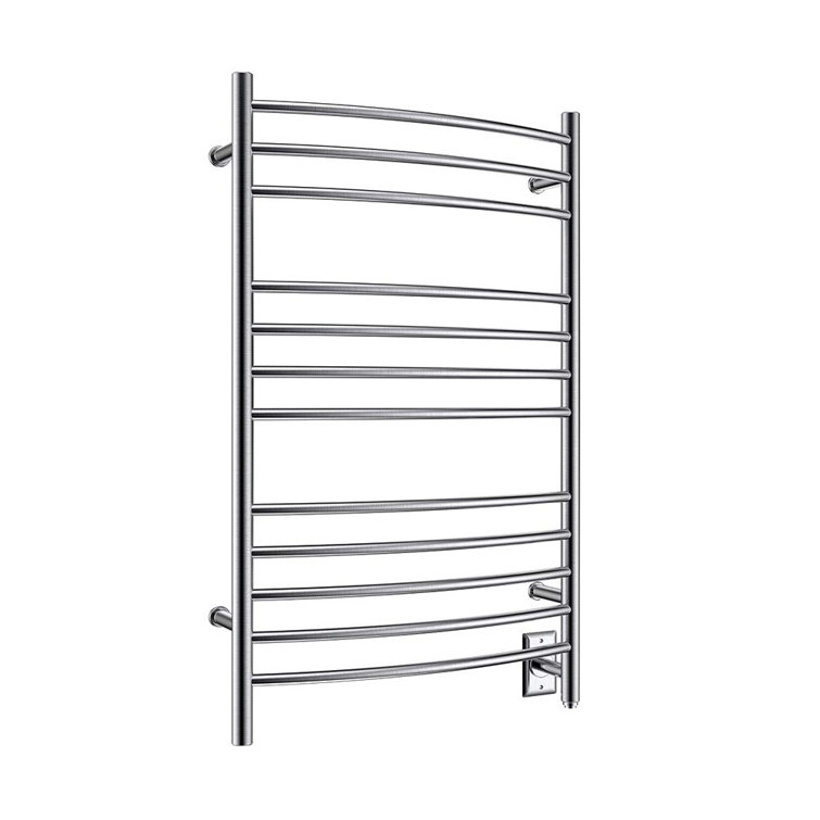 Curved electric towel rail hot sale